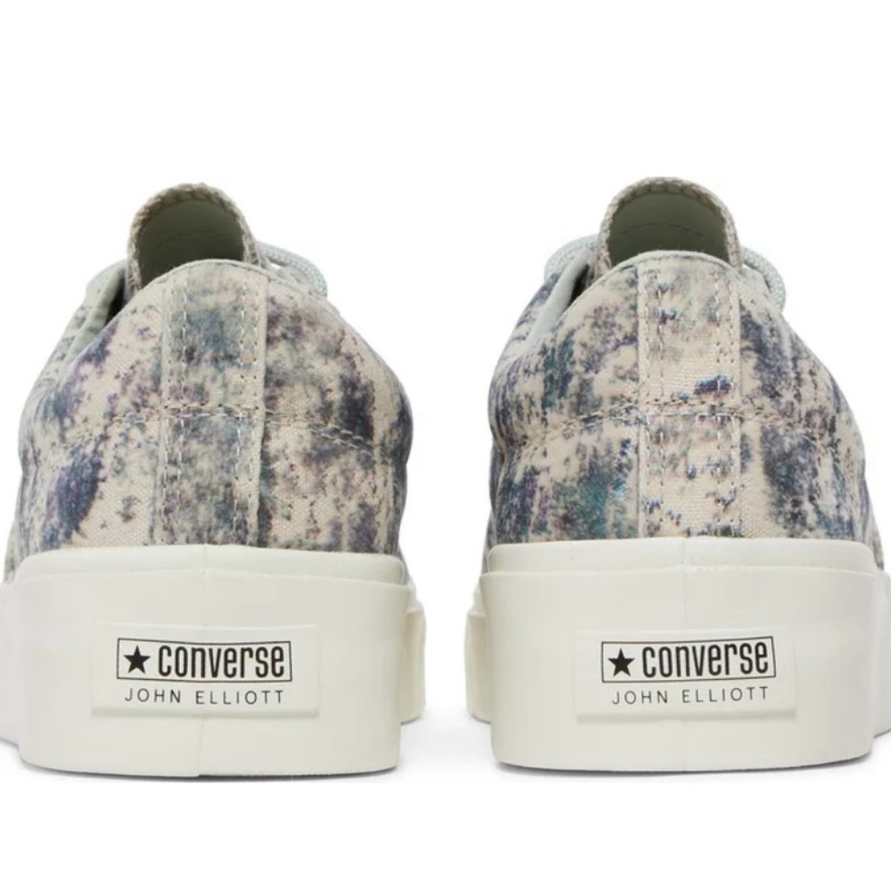 Converse John Elliott Skid Grip OX French Oak Green textured